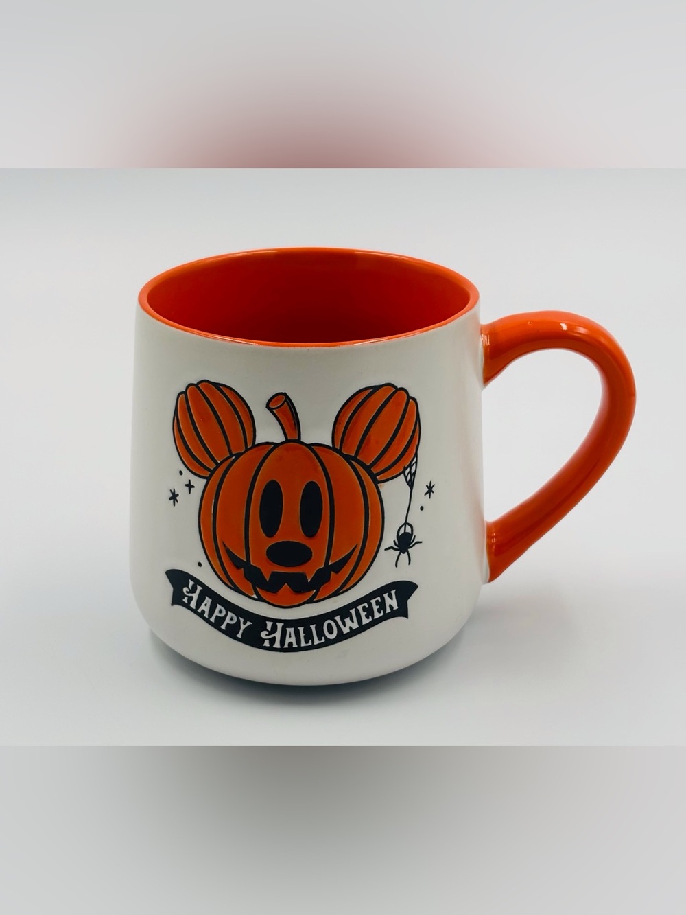 Disney Halloween Pumpkin Mickey Ceramic Mug